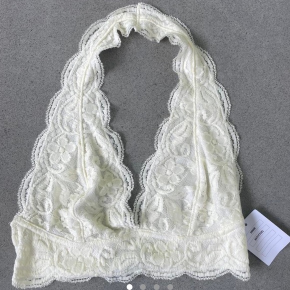 Out From Under Lace Halter Bra - Picture 1 of 4